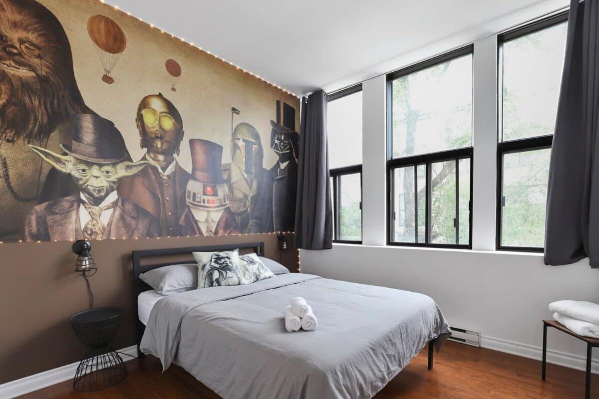 M11 The Star Wars Suite 3Br Downtown Монреаль Экстерьер фото